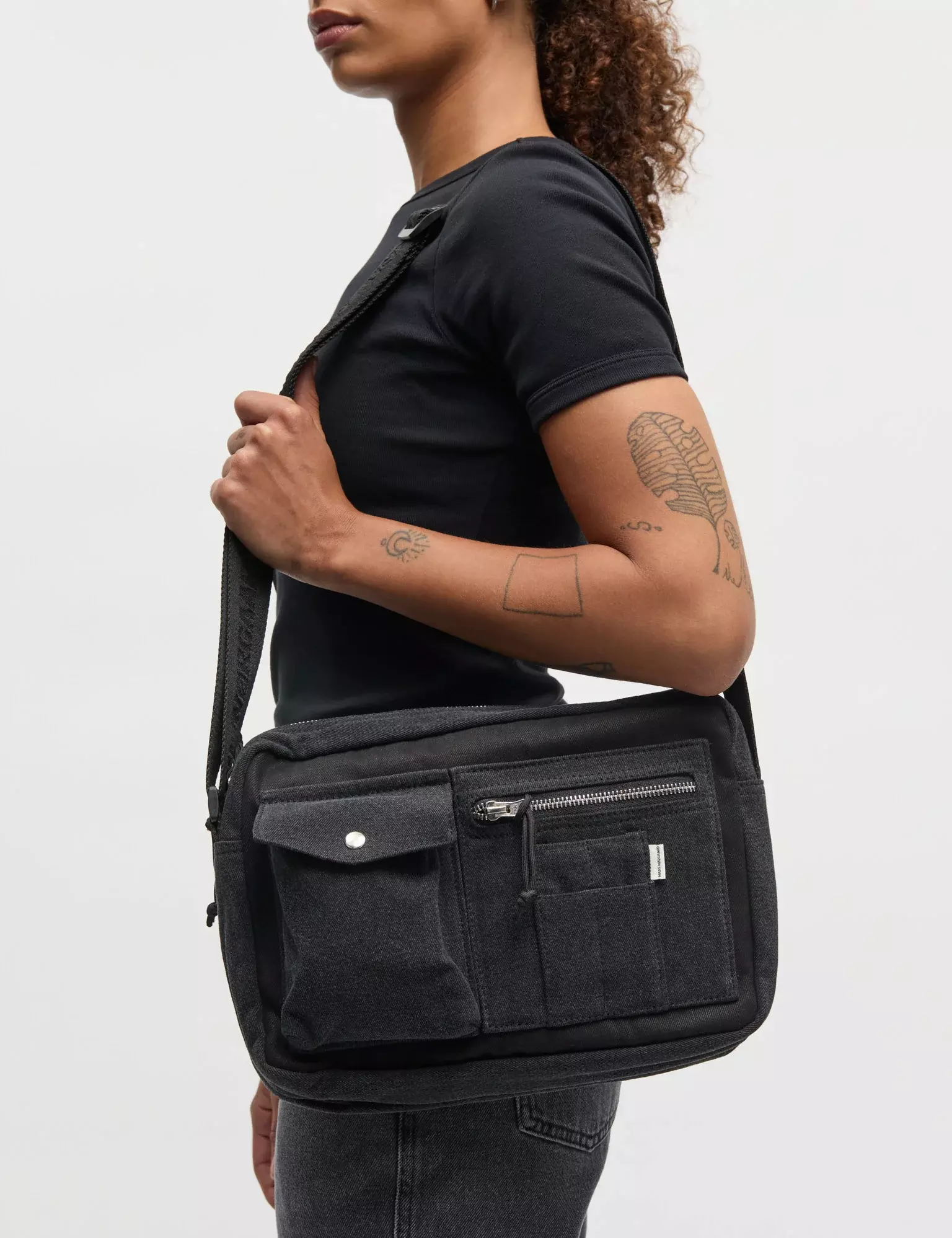 Mads Nørgaard Black Copo Denim Cappa Bag Tasche schwarz